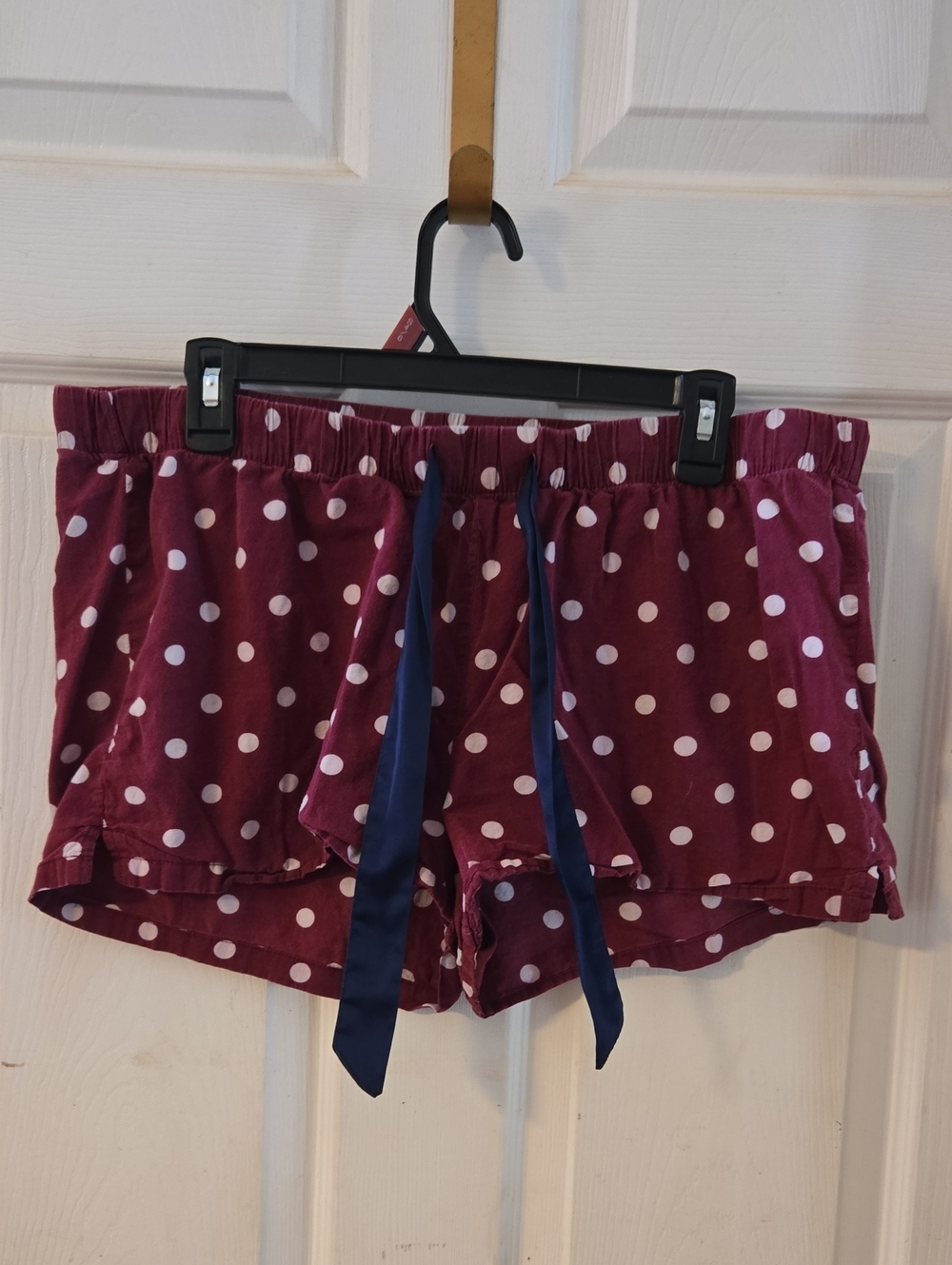 Old Navy Polka Dot Lounge Shorts with Navy Drawstring